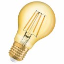 Osram LED Filament A60 Birne Vintage 1906 4W = 35W E27 Gold 410lm extra warmweiß 2400K