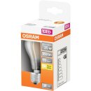 Osram LED Filament Leuchtmittel Star Classic Birnenform A60 2,5W = 25W E27 matt 250lm warmweiß 2700K
