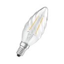 Osram LED Filament Retrofit Classic Kerze gedreht 2,5W = 25W E14 klar 250lm warmweiß 2700K