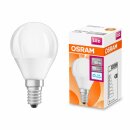 Osram LED Leuchtmittel Star Classic Tropfen 5,5W = 40W E14 matt 470lm Tageslicht 6500K kaltweiß