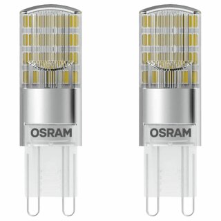 2 x Osram LED Leuchtmittel Stiftsockel Pin 2,6W = 30W G9 320lm warmweiß 2700K 300°