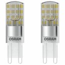 2 x Osram LED Leuchtmittel Stiftsockel Pin 2,6W = 30W G9...