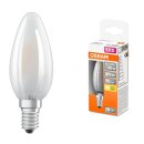 Osram LED Filament Retrofit Classic Kerze 4W = 40W E14 matt 470lm warmweiß 2700K