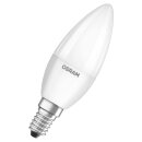 Osram LED Leuchtmittel Classic B35 Kerze 3,2W = 25W E14 matt 250lm warmweiß 2700K