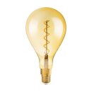 Osram LED Spiral Filament Birnenform A160 Vintage 1906 4W = 28W E27 Gold 300lm extra warmweiß 2000K DIMMBAR