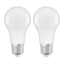 2 x Bellalux LED Leuchtmittel Classic A60 Birnenform 8,5W = 60W E27 matt 806lm warmweiß 2700K