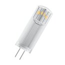 2 x Osram LED Leuchtmittel Stiftsockellampe 1,8W = 20W G4 12V 200lm warmweiß 2700K 300°