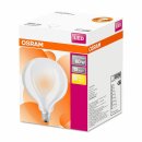 Osram LED Filament Leuchtmittel G95 Globe 6,5W = 60W E27 matt 806lm warmweiß 2700K