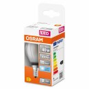 Osram LED Filament Leuchtmittel Tropfen 4W = 40W E14 matt FS 840 neutralweiß 4000K