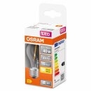 Osram LED Filament Leuchtmittel Tropfen 4W = 40W E27 klar...