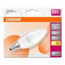 Osram LED Leuchtmittel Star Classic Kerze 3,3W = 25W E14 matt 250lm FS warmweiß 2700K 180°