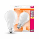 Osram LED Filament Leuchtmittel Birnenform A70 17W = 150W E27 matt 2452lm FS warmweiß 2700K