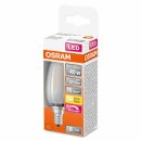 Osram LED Filament Leuchtmittel Kerze 5W = 40W E14 matt...