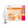 Osram LED Filament Retrofit Windstoß Kerze 4W = 40W E14 klar Classic BA 40 FS warmweiß 2700K