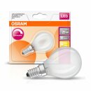 Osram LED Filament Retrofit Tropfen P45 2,8W = 25W E14 matt 250lm FS warmweiß 2700K DIMMBAR
