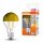 Osram LED Leuchtmittel Birnenform Kopfspiegellampe Mirror 7W fast 60W E27 Gold FS warmweiß 2700K