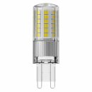 Osram LED Leuchtmittel Stiftsockellampe 4,8W = 48W G9 klar 600lm FS 840 neutralweiß 4000K 320°