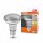 Osram LED Leuchtmittel Glas Reflektor R80 4,3W = 60W E27 matt 345lm FS warmweiß 2700K 36°