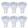 6 x Müller-Licht LED Premium HD Leuchtmittel Relfektor 6,5W = 50W GU10 380lm Ra>95 warmweiß 2700K 36°