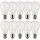 10 x Müller-Licht LED Filament Leuchtmittel Retro Birne A60 6W = 60W E27 matt 806lm warmweiß 2700K