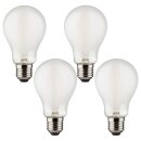 4 x Müller-Licht LED Filament Birnenform A60 8W = 75W E27 matt warmweiß 2700K DIMMBAR