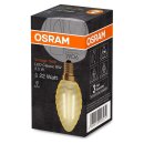 Osram LED Filament Kerze gedreht Vintage 1906 2,5W = 22W E14 Gold 220lm extra warmweiß 2400K