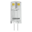 3 x Osram LED Leuchtmittel Stiftsockellampen 0,9W = 10W G4 klar 12V 100lm warmweiß 2700K 320°