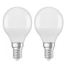 2 x Bellalux LED Leuchtmittel Classic P45 Tropfen 5,5W =...