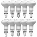 10 x Müller-Licht LED Filament Reflektor R50 3,5W = 25W E14 matt warmweiß 2700K flood 120°