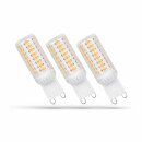 3 x Spectrum LED Leuchtmittel Stiftsockellampe 4,9W G9...