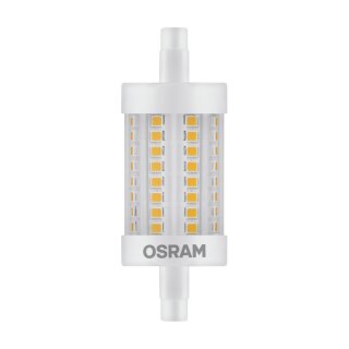 Osram LED Leuchtmittel 78mm Stab Star Line 8W = 75W R7s klar 1055lm FS warmweiß 2700K 300°