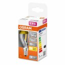 Osram LED Filament Leuchtmittel Tropfen 4W = 34W E14 Kopfspiegel Gold 380lm warmweiß 2700K