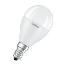 Osram LED Leuchtmittel Tropfen P45 8W = 60W E14 matt...