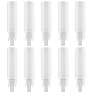 10 x Osram LED Leuchtmittel Dulux D EM & AC 6W/830 G24d-1 2P 600lm warmweiß 3000K