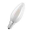 Osram LED Filament Leuchtmittel RetroFit Classic Kerze 1,5W = 15W E14 matt 136lm warmweiß 2700K