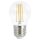 LightMe LED Filament Leuchtmittel Tropfen 4,5W = 42W E27 klar 500lm 840 Neutralweiß 4000K