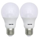 2 x LightMe LED Leuchtmittel Birne A60 8,8W = 60W E27...