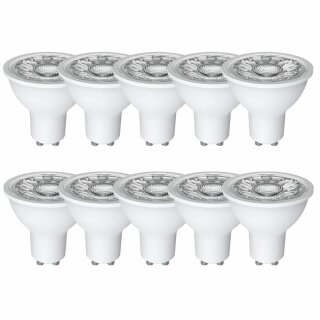 10 x Müller-Licht LED Leuchtmittel Reflektor 5W = 50W GU10 345lm 840 Neutralweiß 4000K flood 36 °