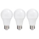 3 x Müller-Licht LED Leuchtmittel A60 Birne 4,9W = 40W E27 matt 470lm warmweiß 2700K 200°