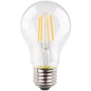 3 x Müller-Licht LED Filament Leuchtmittel Birne A60 4,9W = 40W E27 klar 470lm warmweiß 2700K