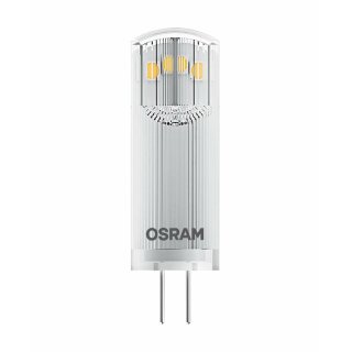 Osram LED Leuchtmittel Stiftsockellampe 1,8W = 20W G4 klar 200lm FS warmweiß 2700K