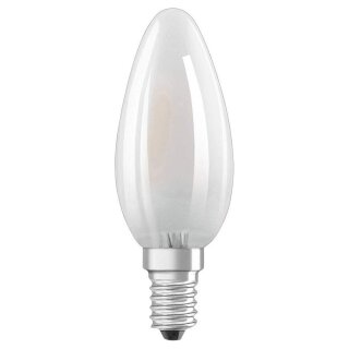 Osram LED Filament Leuchtmittel Kerze 2,5W = 25W E14 matt 250lm warmweiß 2700K