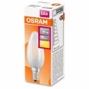 Osram LED Filament Leuchtmittel Kerze 2,5W = 25W E14 matt 250lm warmweiß 2700K