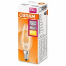 Osram LED Filament Leuchtmittel Kerze 2,5W = 25W E14 klar 250lm warmweiß 2700K