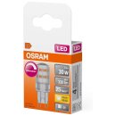 Osram LED Stiftsockellampe PIN 3W = 30W G9 klar 320lm warmweiß 2700K DIMMBAR