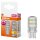 Osram LED Stiftsockellampe PIN 3W = 30W G9 klar 320lm warmweiß 2700K DIMMBAR