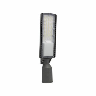 Spectrum LED Industrieleuchte Straßenleuchte Streetos Grau IP66 50W 7600lm Neutralweiß 4000K 130°/80°