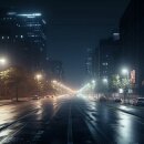 Spectrum LED Industrieleuchte Straßenleuchte Streetos 2 Grau IP65 100W 14000lm Neutralweiß 4000K 145°/75° + Sensor