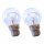 2 x GE General Electric Glühbirne Tropfenlampe 25W B22 klar 215lm Glühlampe warmweiß 2700K dimmbar