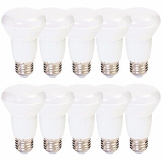 10 x LED Leuchtmittel R63 Reflektor 9,4W = 60W E27 matt 806lm 927 warmweiß 2700K Ra>90 120°